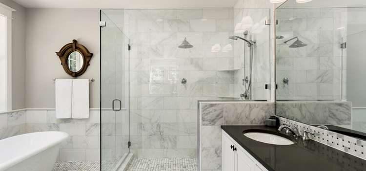 bathroom shower door installation in Lemon Grove